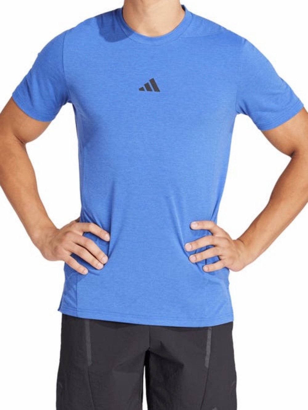 adidas men's semi lucid blue Tee
